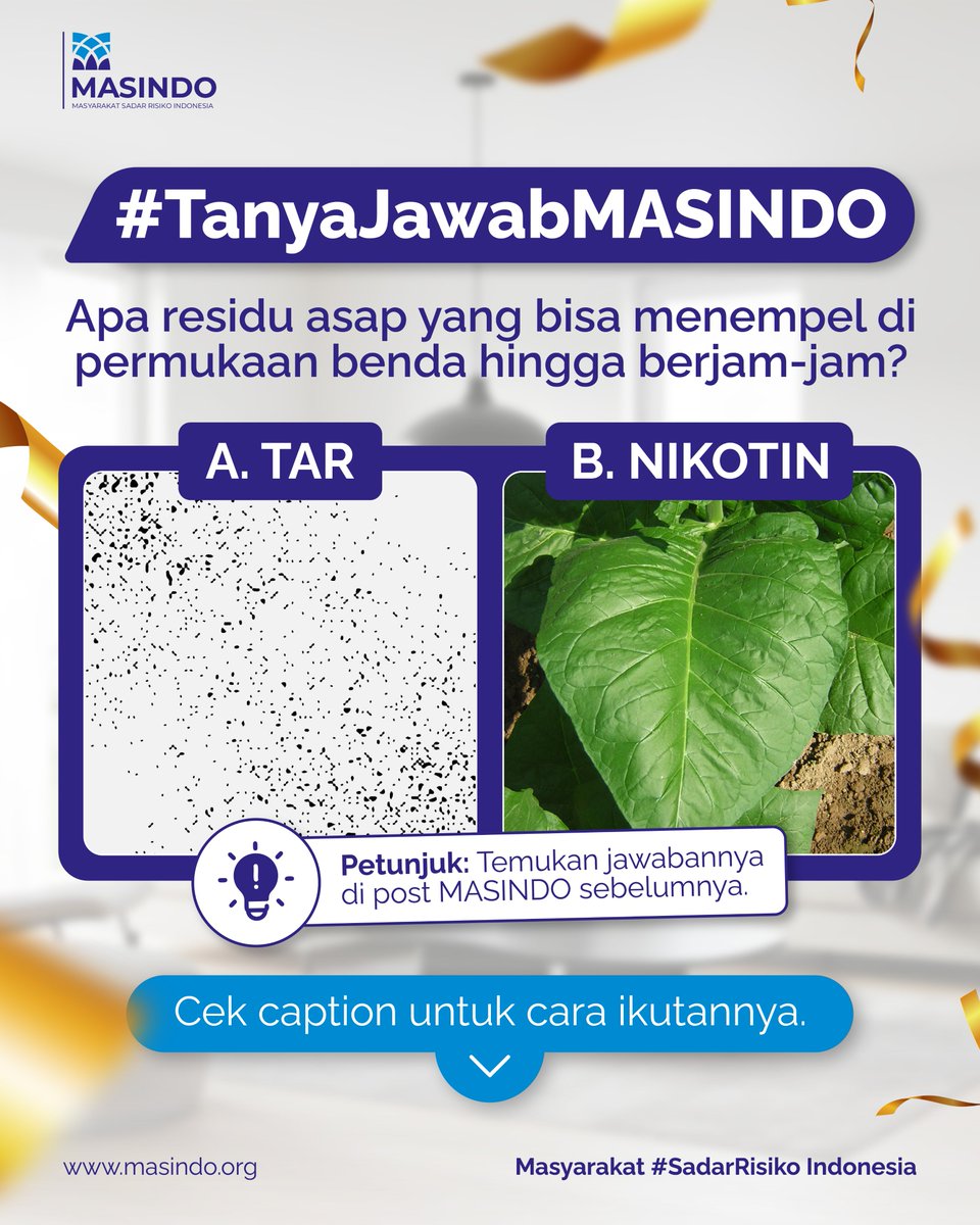 Masindo_Org's tweet image. Sudahkah kamu menyadari risiko paparan asap?
Yuk, cek pemahamanmu dengan ikut #TanyaJawabMASINDO!

Ada saldo e-wallet senilai Rp50.000 menanti kamu yang beruntung.

#Giveaway #Kuis #kuisberhadiah #giveawayindonesia #giveawayalert #GAsaldo #quiztime