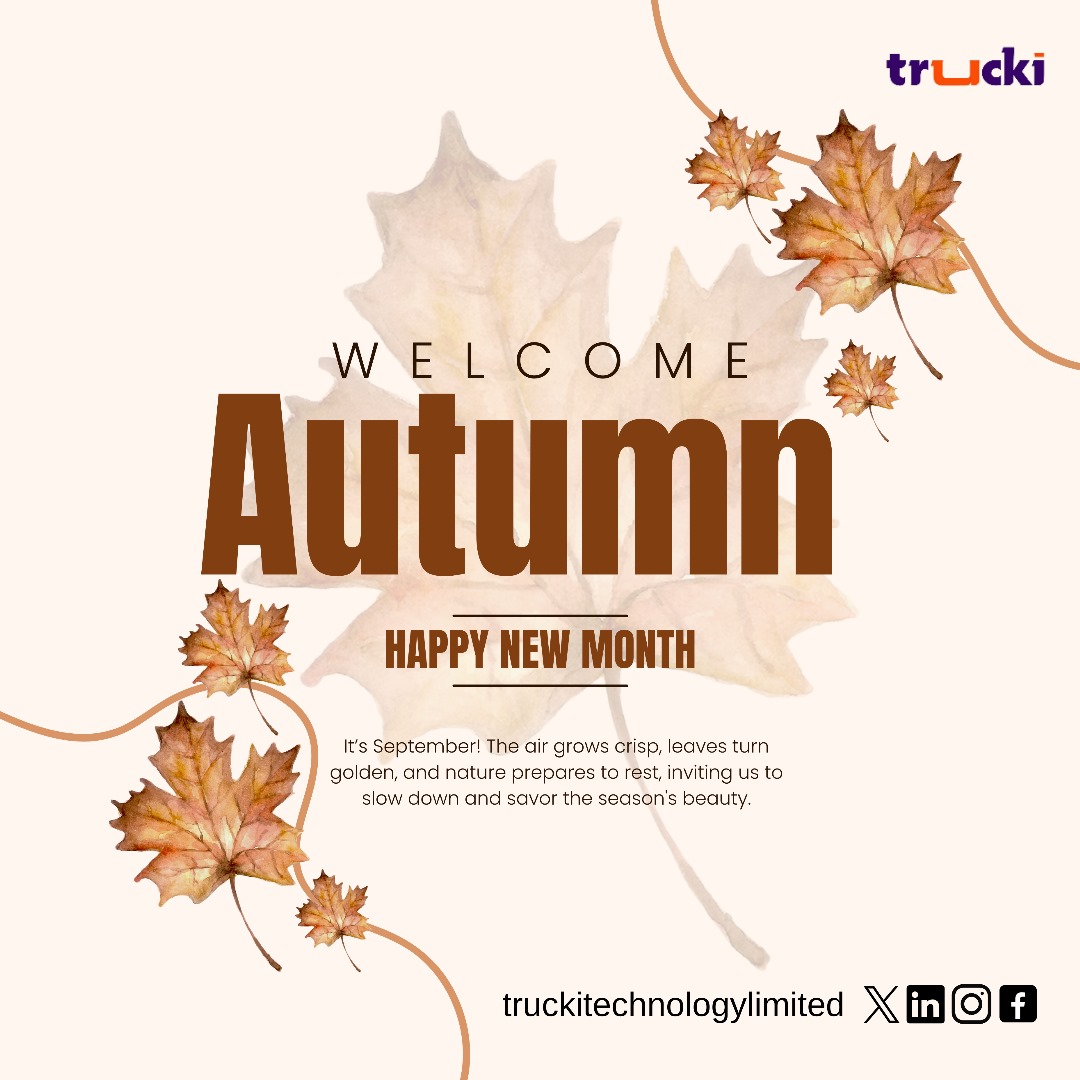 truckilimited's tweet photo. Yo!! It's September, while nature rests remember we give fast, secure and efficient delivery at its best. #ChainLogistics #TimelyDeliveries #CargoServices #supplychain #logistics #highlights #TruckOwners https://t.co/oFuBzCwF9C