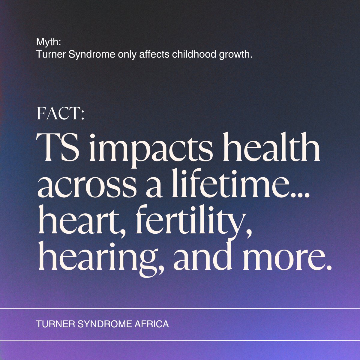 AfricaTurner's tweet photo. #TurnerSyndrome is often misunderstood as a condition only about height. In reality, it impacts the heart, kidneys, hearing, fertility &amp; more. The journey needs more awareness, better care &amp; earlier diagnosis, especially in Africa.

#TSAwareness #TSAfrica #TSFacts #Truth #BBNaija https://t.co/f0Cfqoyi4f