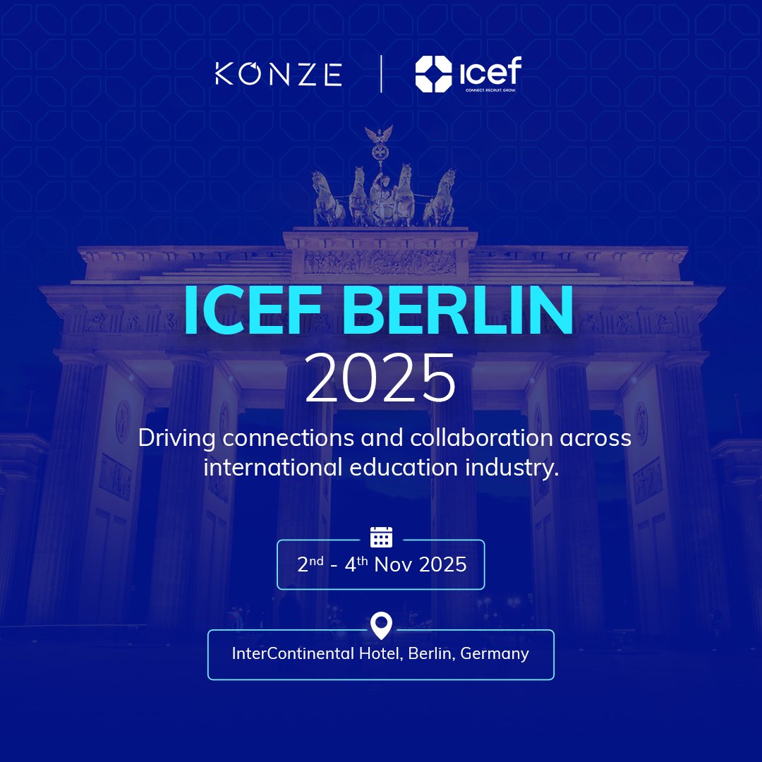 konze_tech's tweet photo. Join KONZE as we showcase our latest SaaS solutions designed for the education and immigration sectors.

Let’s make 2025 a year of growth, innovation, and global collaboration!

#KONZE #ICEF2025 #KonzeAtICEF #internationaleducation #studyabroad #CRM #crmsoftware #SAAS #techworld https://t.co/3ZQBaVBjZR