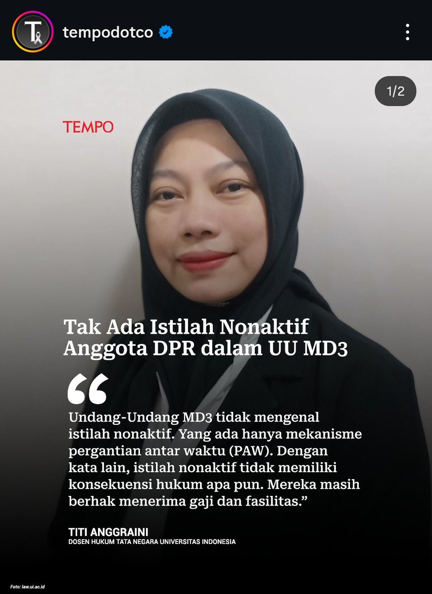 Mari kita belajar tentang komunikasi krisis melalui contoh statement partai yang "menonaktifkan" anggotanya dari kursi DPR.

Kita mulai dari pertanyaan sederhana: mengapa mengada-adakan istilah "nonaktif" padahal tidak ada dalam UU?
