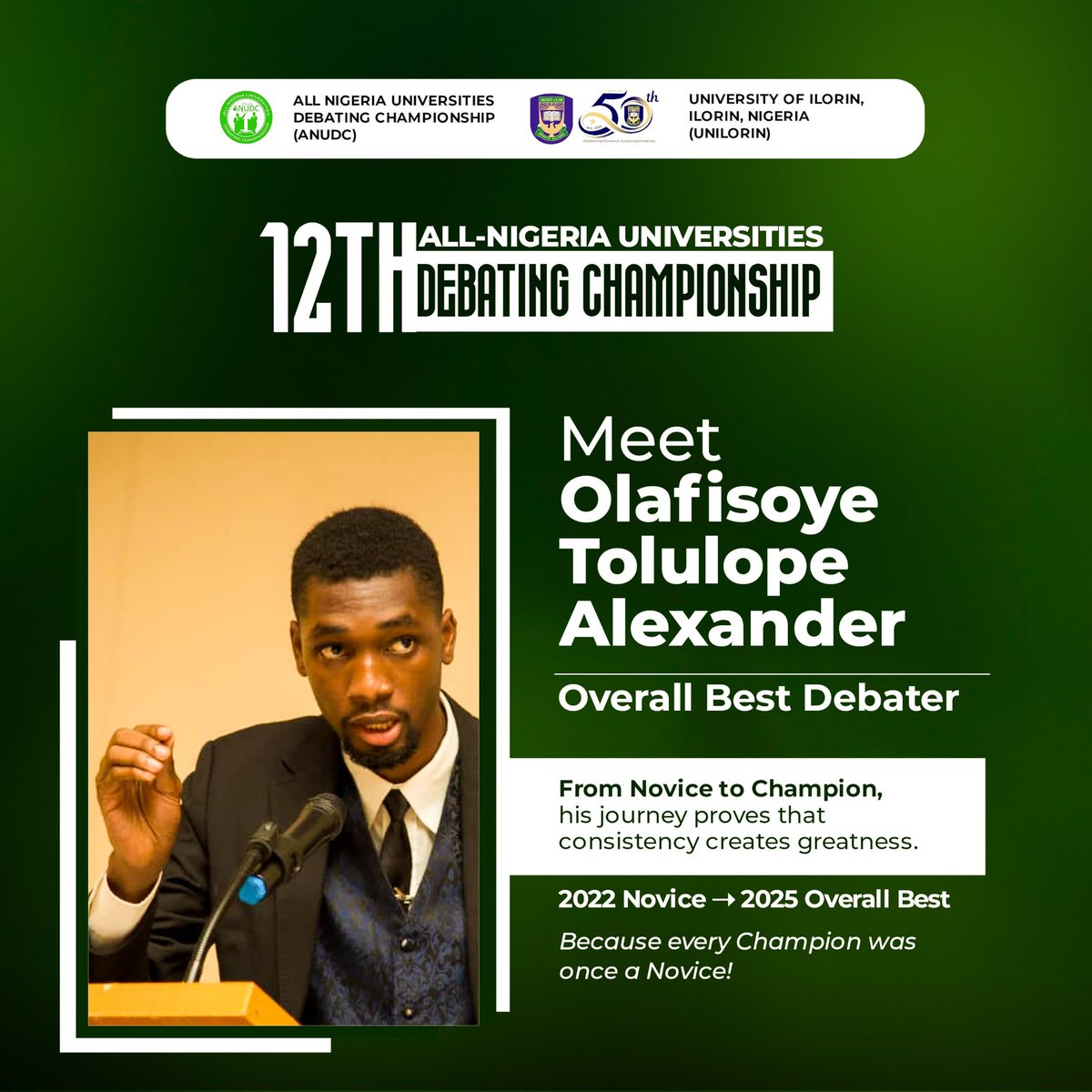 All-Nigeria Universities Debating Championship tweet media