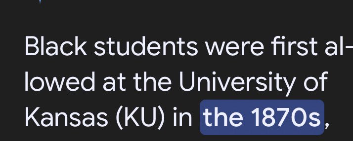 Any misery fan over the age of 74, black students weren’t allowed at their university when they were born. misery has always been an openly pro-slave and anti-black university