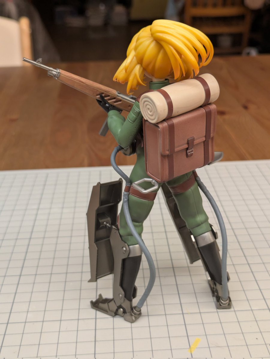 ターニャのカラ―サンプルが完成しました。とても好きなキャラクターなので、楽しく制作できました。もし版権の許可がいただければ、来年のWF2026Wでも再販いたしますよ！

#幼女戦記