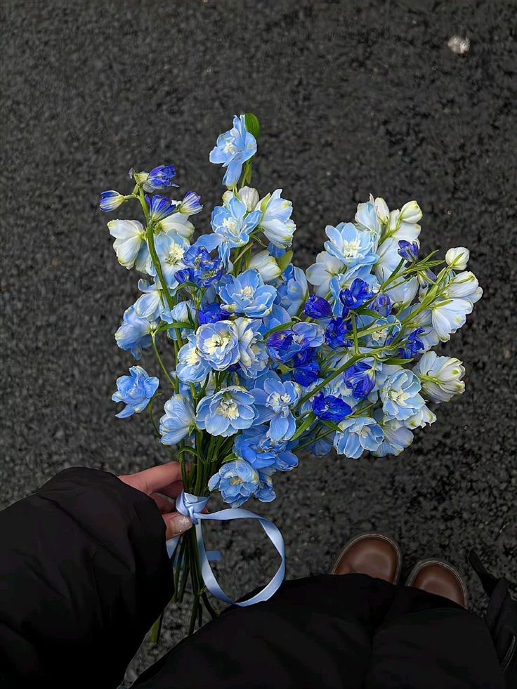 Blue flowers