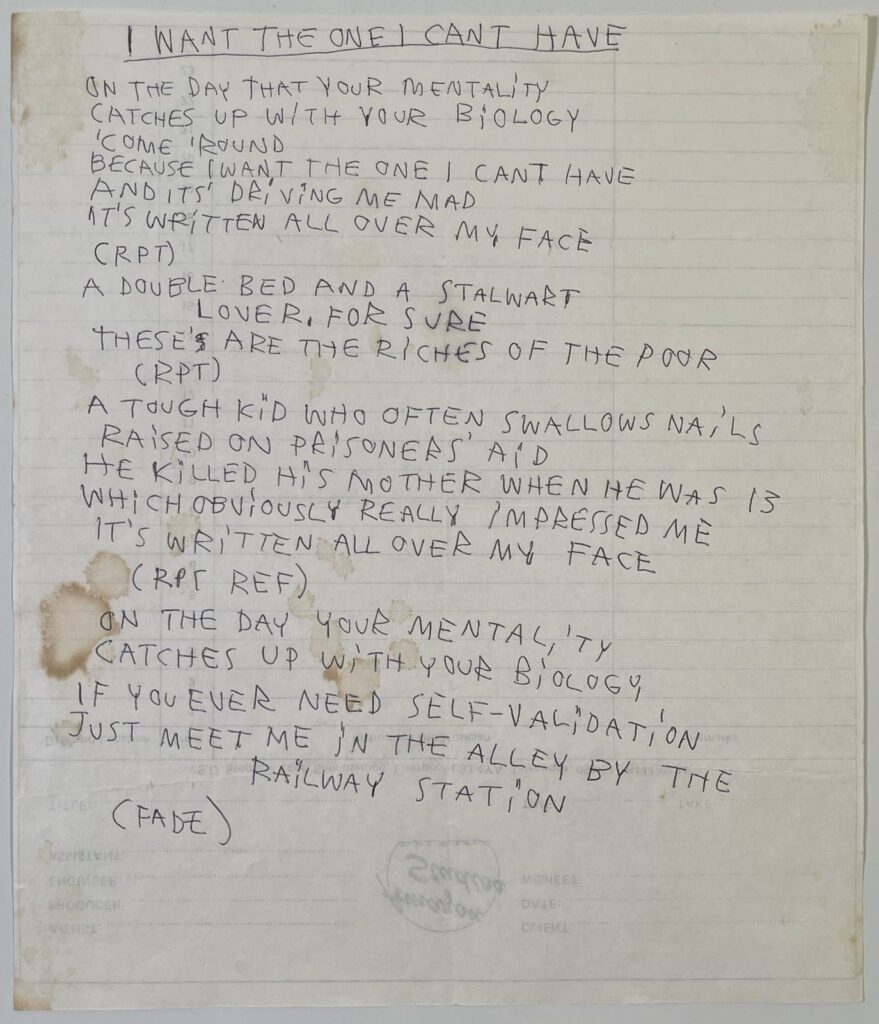 WorthPoint, Corp. (@worthpoint) on Twitter photo 🖋️ The Smiths collectors take note— <a href="/OmegaAuctions/">Omega Auctions</a>
At Omega Auction House (UK), a blank Amazon Studios track sheet featuring Morrissey’s handwritten lyrics for I Want the One I Can’t Have just sold for $12,062.
The sale (439 lots) totaled $329K, with Smiths memorabilia leading 🖋️ The Smiths collectors take note— <a href="/OmegaAuctions/">Omega Auctions</a>
At Omega Auction House (UK), a blank Amazon Studios track sheet featuring Morrissey’s handwritten lyrics for I Want the One I Can’t Have just sold for $12,062.
The sale (439 lots) totaled $329K, with Smiths memorabilia leading