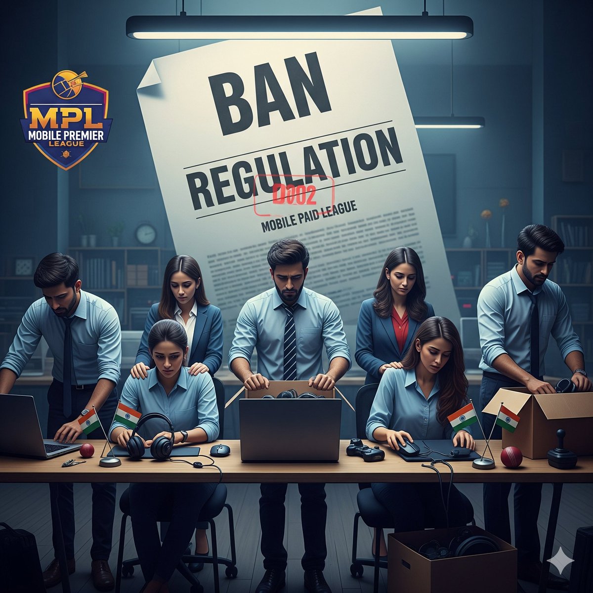 ITNewsBreaking's tweet image. 🚨 Big shake-up in India’s gaming sector!

🏏MPL (Mobile Premier League) is set to lay off nearly 60% of its local staff after the govt’s ban on paid games. This is the first big fallout from the new law hitting online gaming firms.

#MPL #OnlineGaming #IndiaTech #Layoffs…