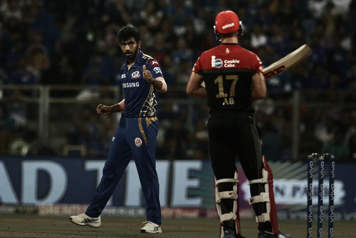 Man of the match awards for MI:

Bumrah + Surya - 17
Rohit Sharma + bumrah - 25

AB de Villiers in IPL - 25 MOTM

Trust me ABD retired 4 years ago🌟