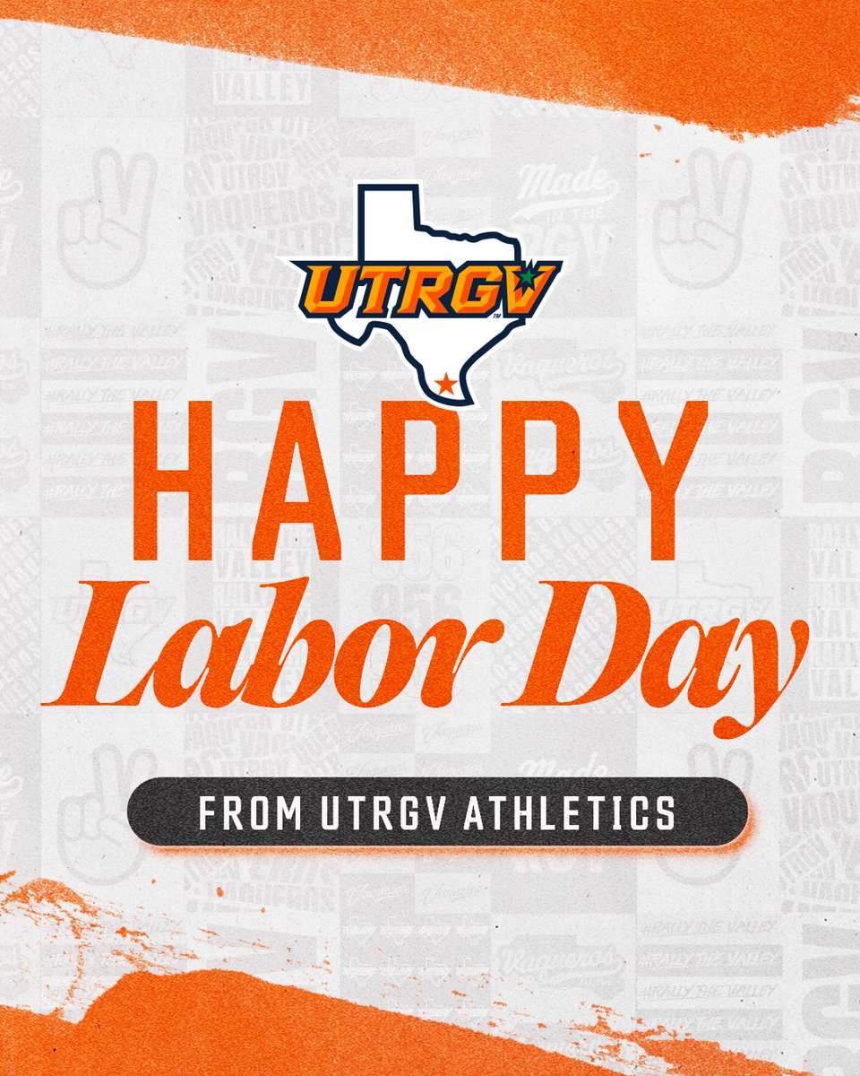 UTRGV Athletics (@goutrgv) on Twitter photo Happy Labor Day!✌️
#UTRGV #LaborDay Happy Labor Day!✌️
#UTRGV #LaborDay