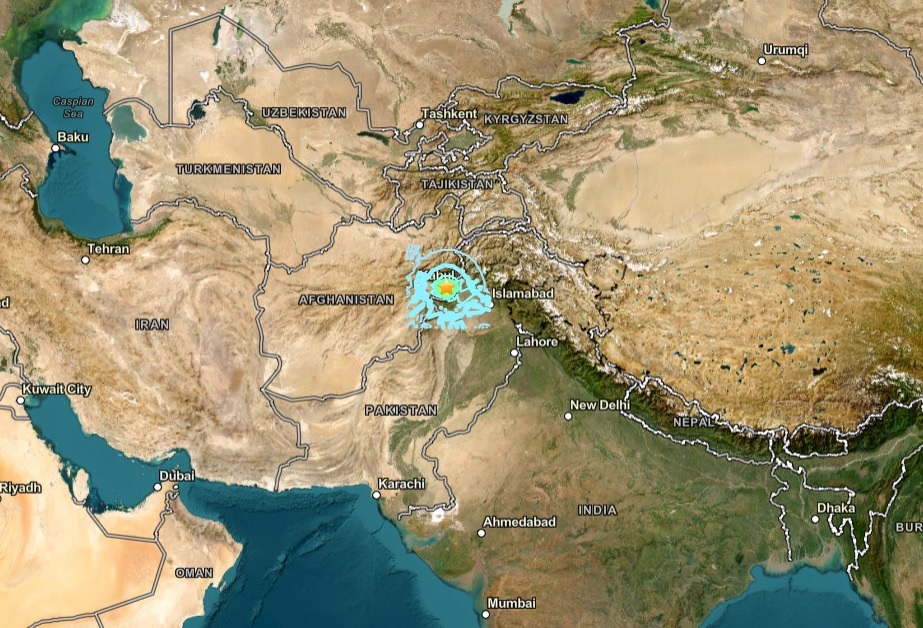 +++ Schweres Erdbeben in Afghanistan +++

Bei einem schweren Erdbeben gab es m Osten Afghanistans schwere Schäden und Hunderte Tote:

unwetteragentur.de/schweres-erdbe…

#Erdbeben #Afghanistan #Pakistan