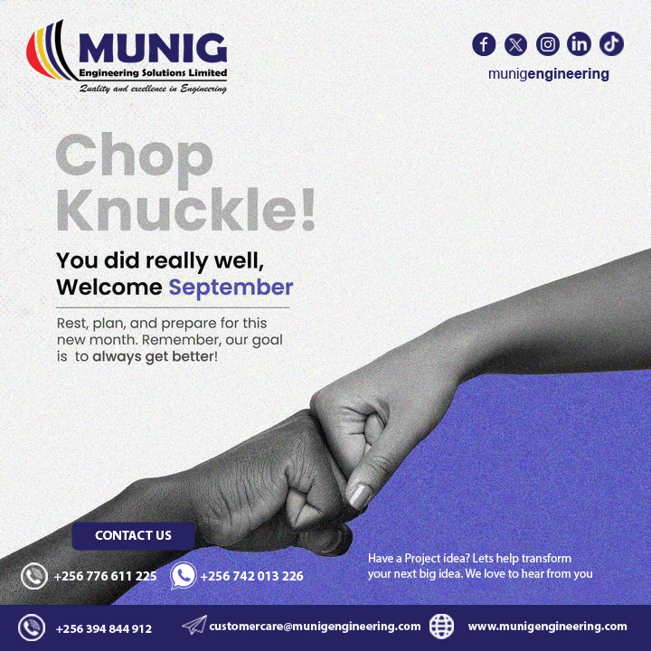 Munig Engineering Solutions (@munigengineers) on Twitter photo Happy New Month! Wishing you a September filled with joy, success, and new opportunities. May this month bring you happiness, good health, and countless blessings. Cheers to a wonderful September!
#happynewmonth Happy New Month! Wishing you a September filled with joy, success, and new opportunities. May this month bring you happiness, good health, and countless blessings. Cheers to a wonderful September!
#happynewmonth