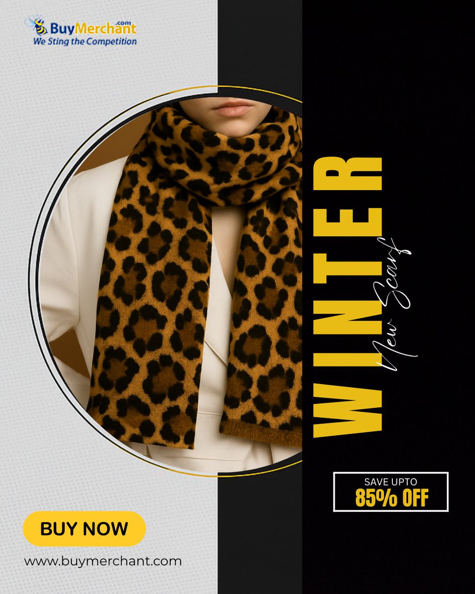 BuyMerchant's tweet image. Stay cozy &amp;amp; chic this winter! 🧣✨
Stylish scarves up to 85% OFF — bold prints &amp;amp; classic neutrals to warm up every outfit.
👉 Shop now: buymerchant.com/search?p=catal…
#WinterFashion #ScarfSeason #CozyAndChic #FashionDeals