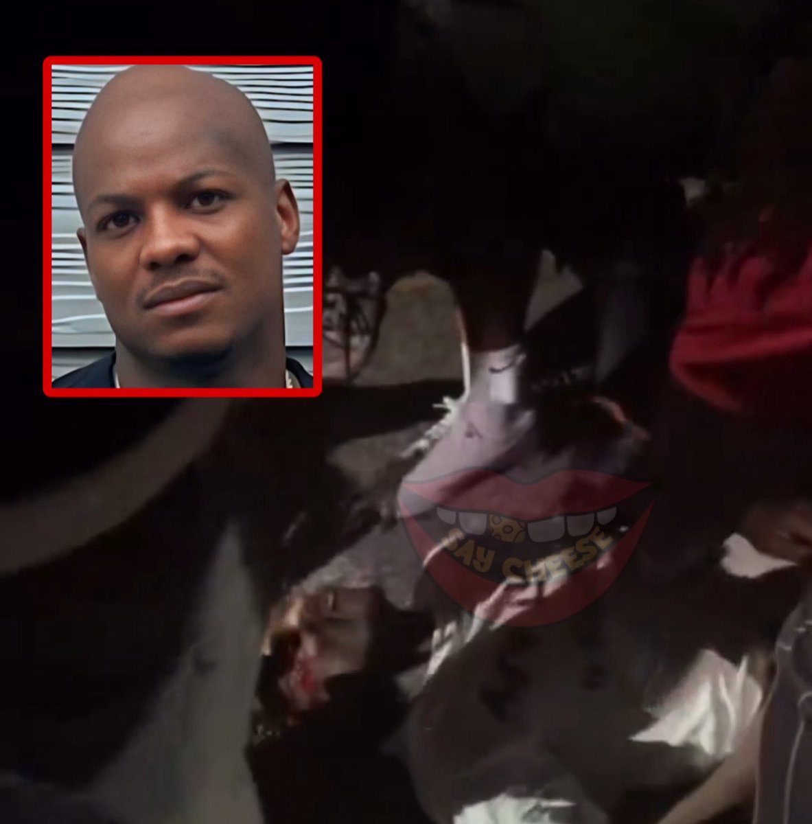 SaycheeseDGTL's tweet image. A video is circulating of YSL Woody laying in the middle of the street with blood all over his face 😳