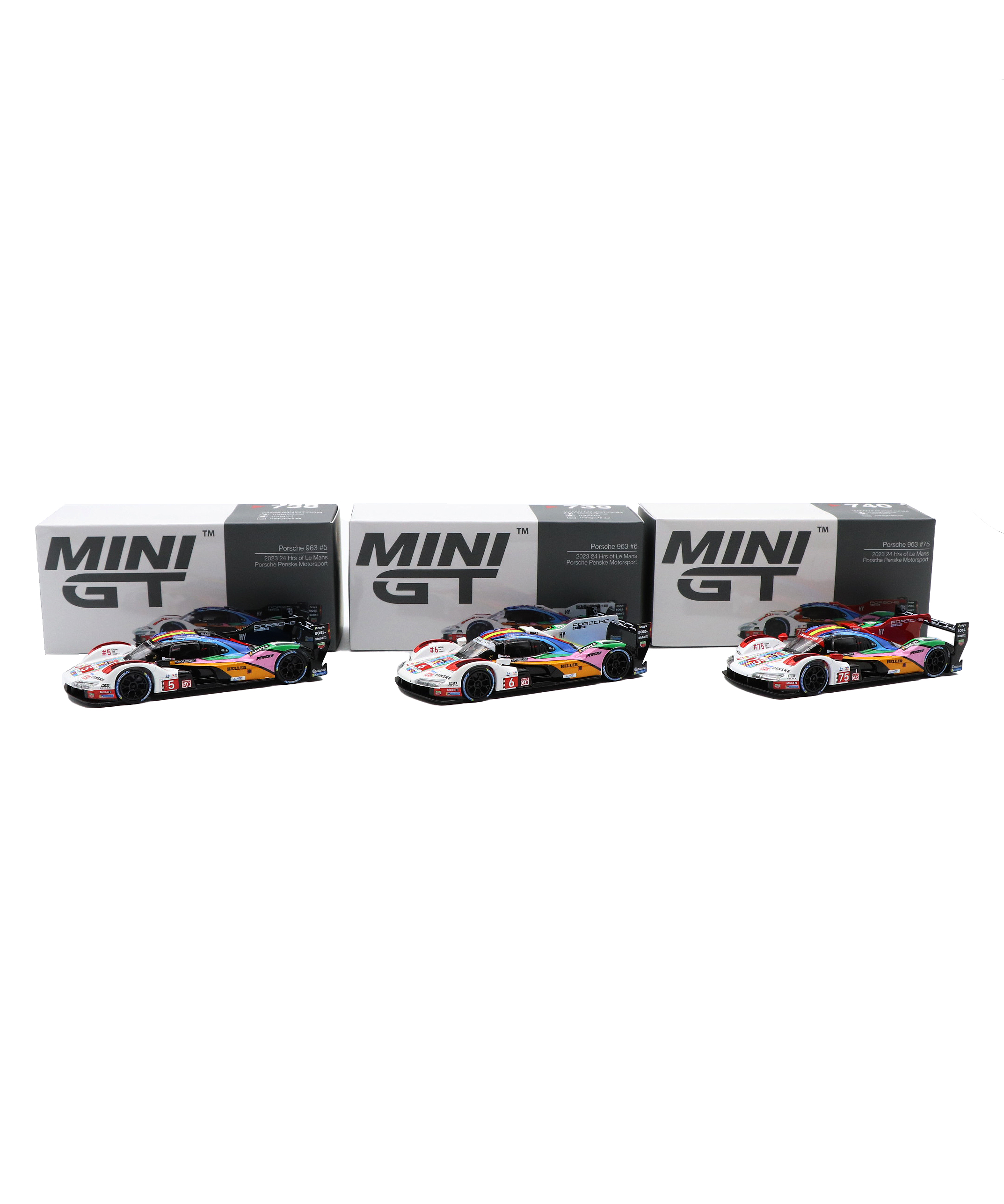 Minigt ポルシェ963 ペンスキーモータースポーツ 3台セット ルマン Amazon | MINI GT 1/64 ポルシェ ル・マン24時間 2023 ポルシェ