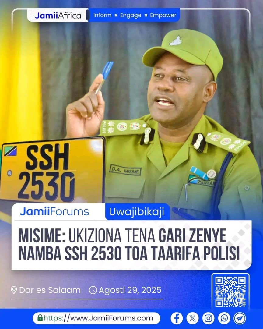 Good morning Tanzania