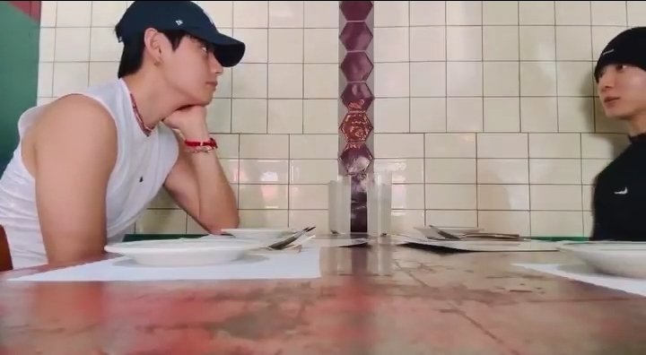 StoriesTaekook's tweet photo. The way we are always THIRD WHEELING

( But I'm loving it 😭😭😭) https://t.co/k6DYH1XWmG