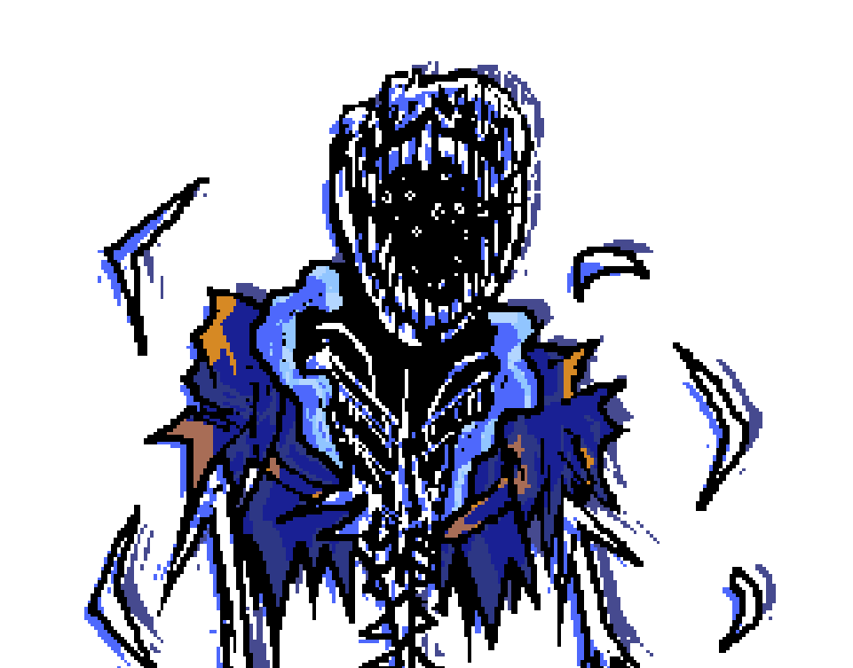 nightlsanity's tweet image. what happens when u give an eldritch parasite monster a sans who has space powers (Outer Bonewalker)
#outertale #undertaleAU