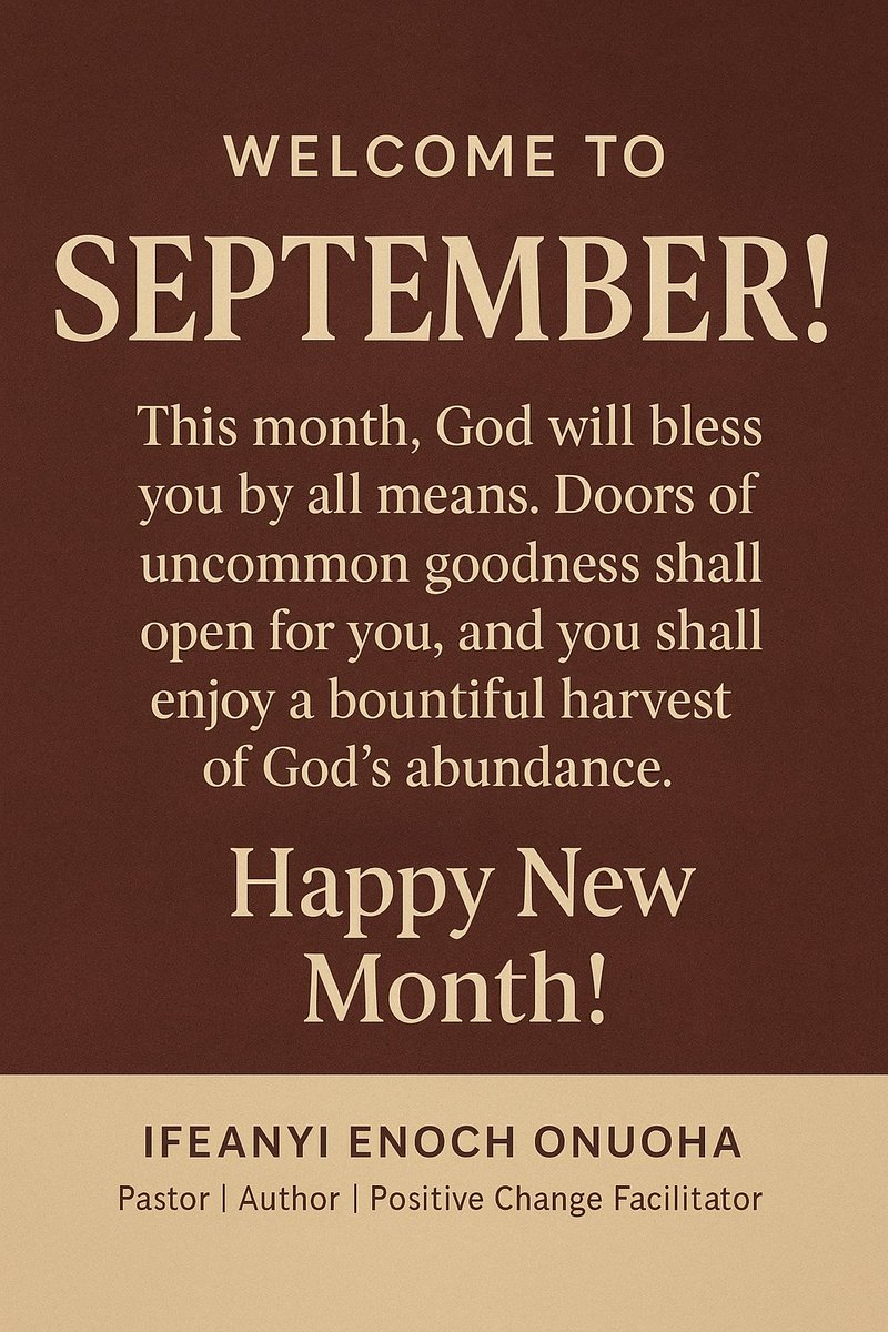 #HappyNewMonth
I pray for you that this month and beyond you shall dance a new dance and sing a new song for God is at work for your good in Jesus Christ's name, amen!