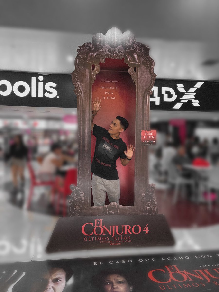 elmaxcontreras's tweet photo. ALGO ATERRADOR ESTÁ POR LLEGAR 👻 EL CASO QUE ACABO CON TODO 👹 #ElConjuro4 

Una premier bastante increíble!!! Muchas gracias @warnerbros 

#invitadowb #WarnerBros #Cinefilo #Cinepolis https://t.co/QP5EtAFSN3