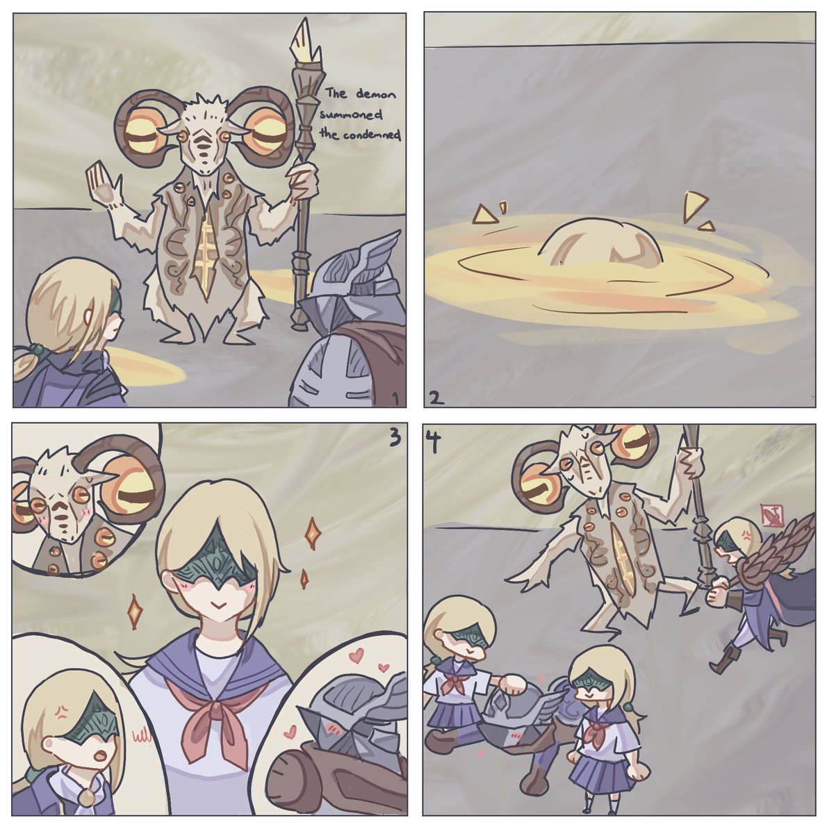 codeataki_'s tweet photo. お兄ちゃんといもうとちゃんとリブラ

The siblings and the goat🐐

#ELDENRING #NIGHTREIGN #ナイトレイン https://t.co/eH2CYRPDpc
