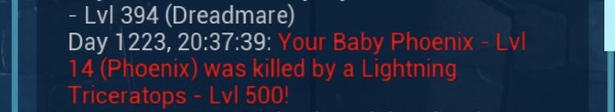 ArkHeyhey's tweet image. 定期的に産まれたてのフェニが殺される件🤔
獲得してモンボに入れる途中、変異に名前付けてる途中、メイの籠で一旦回収したら大丈夫かなと試しに載せて騎乗解除した瞬間、見えない何者かに吹き飛ばされて死ぬ🙄
死体も透明になるけど掴めはする🤔
キルログ見たらいつもOSDの高レベライトニング生物😇