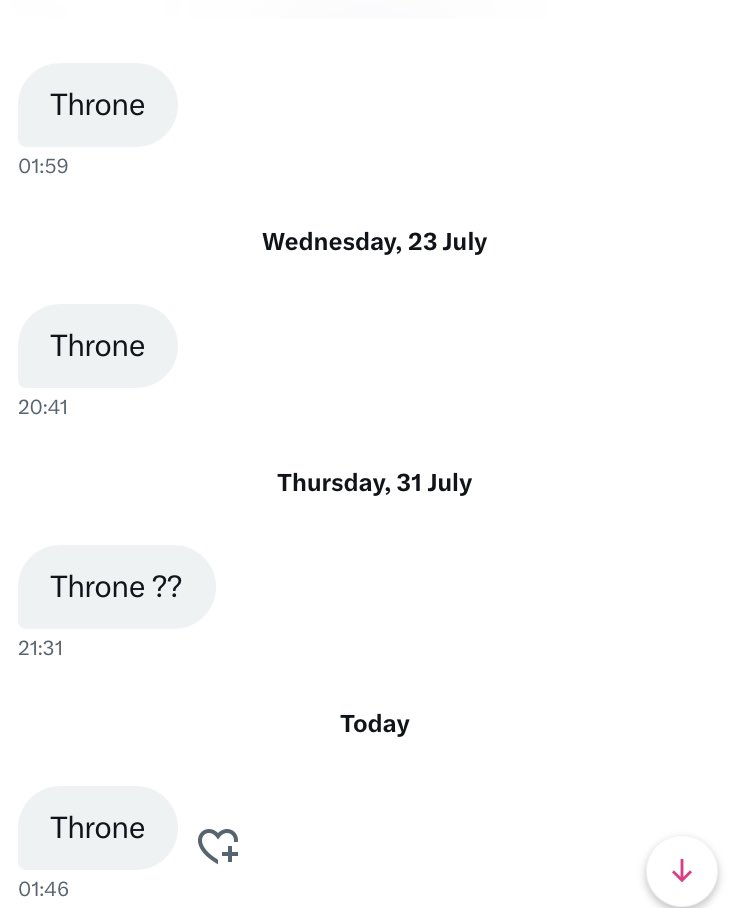 meanwhile throne in my bio ☠️💀