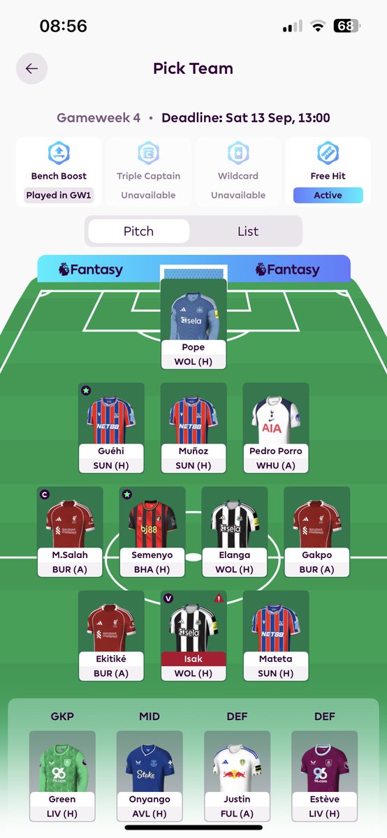 #FPL I’m free hitting gw4, should I play something like this ?