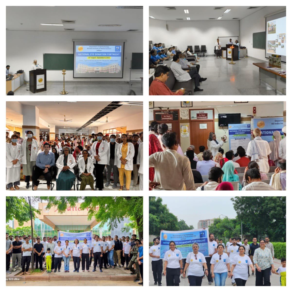 Light for Two Lives – One Decision. Two Journeys. Endless Impact. 

AIIMS Jodhpur is observing the 40th National Eye Donation Fortnight (Aug 25–Sep 8, 2025) to raise awareness &amp; inspire pledges for eye donation.

Donate eyes. Gift sight. Illuminate futures.

#EyeDonation