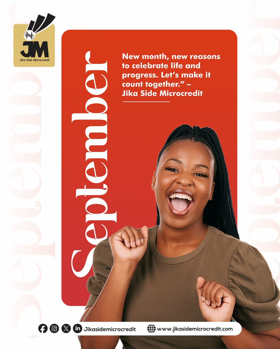 JikaSide's tweet photo. Welcome to September.

#loan #investmnet #september jikaside #newweek #jikasidemocrocredit #newmonth #trrnding https://t.co/5GONa455Kl