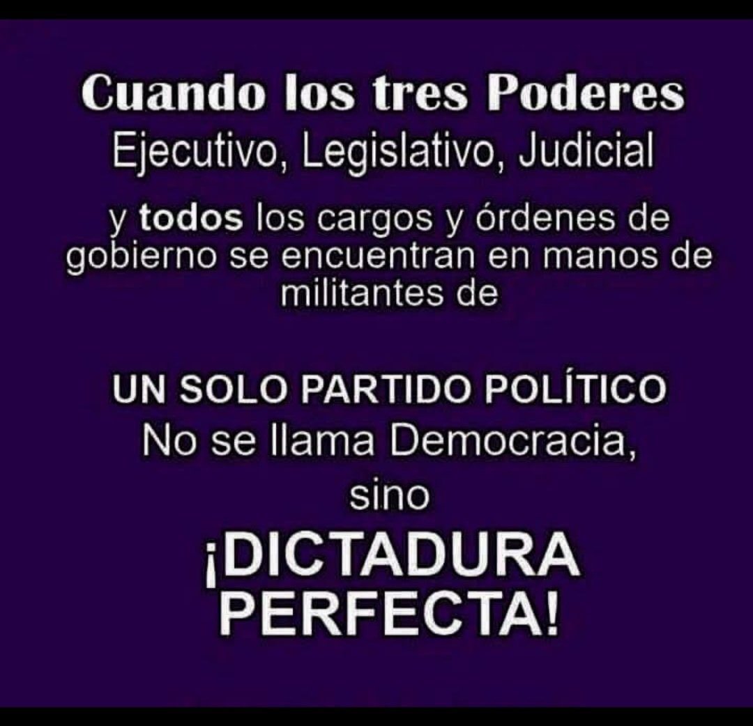 Bienvenidos a la dictadura perfecta...
