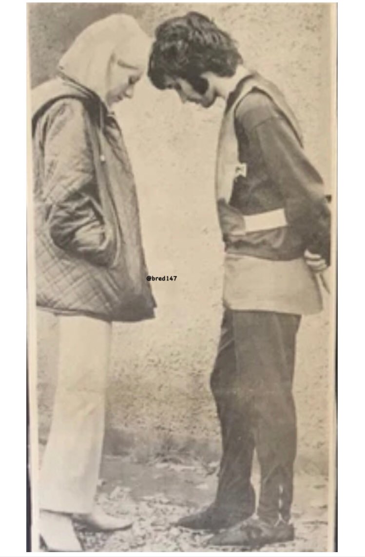 George Best. George and Eva, clearly discussing tactics.#mufc