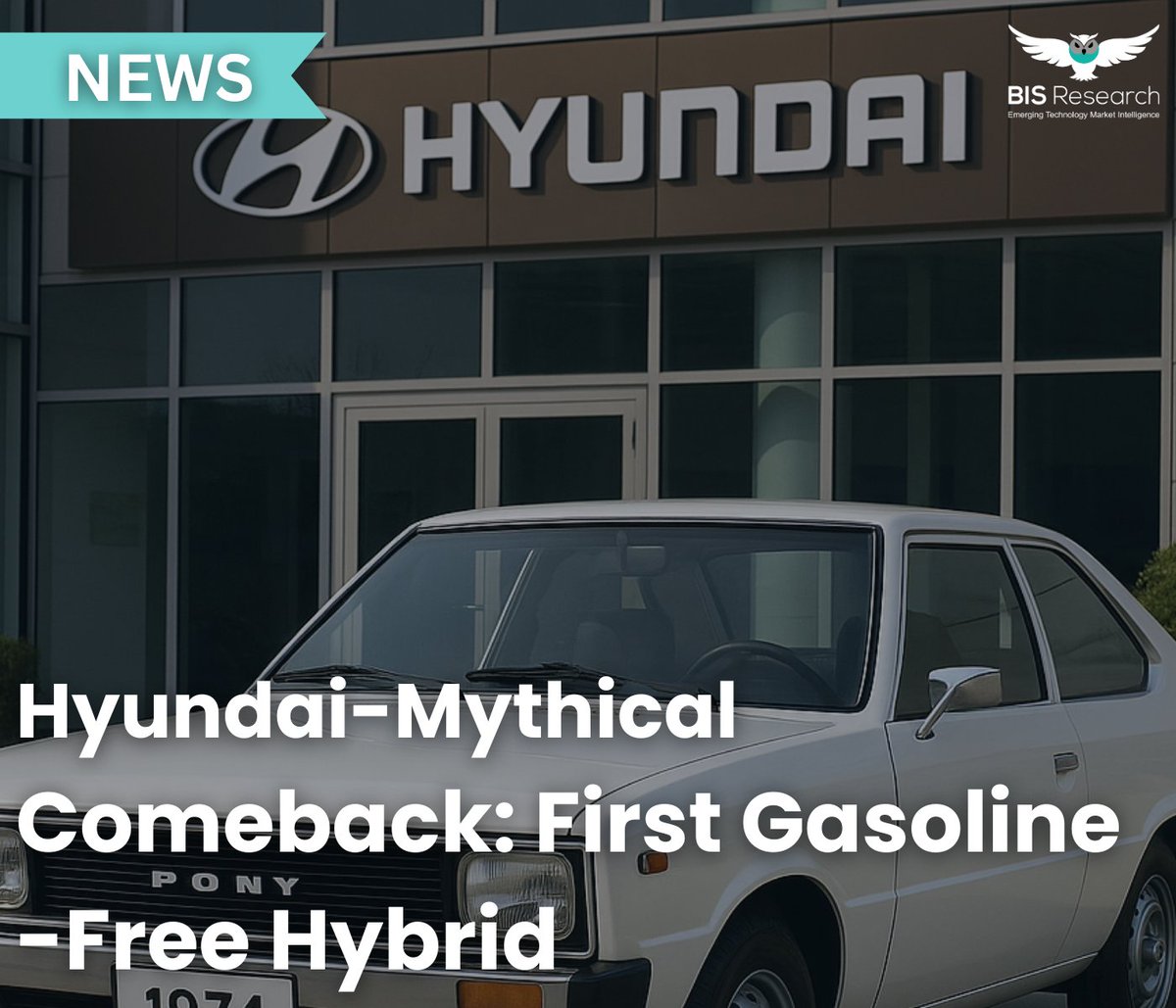 Hyundai revives its 1974 concept with a #hybrid deploying electrified powertrain architecture, advanced propulsion &amp; #ZeroEmissions capability, symbolizing a “mythical” comeback in sustainable mobility.

#Hyundai #CleanEnergy #autoindustry #Automotive #TechInnovation #mobile