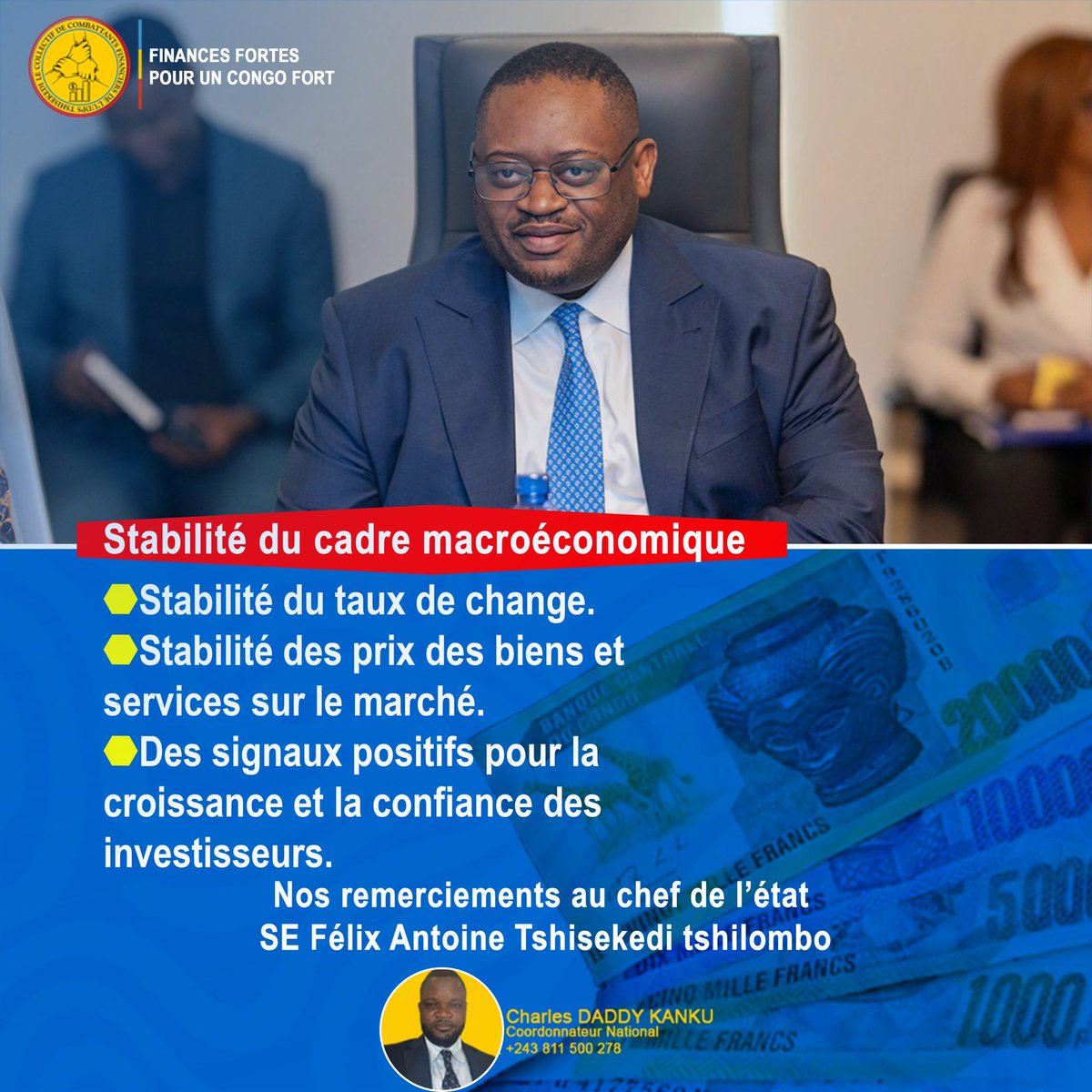 L'oeil intelligent 👁️ (@onesimemuamba) on Twitter photo 💠💠💠💠💠
Gratitude au Chef de l'État Félix Tshisekedi <a href="/fatshi13/">Félix A. Tshisekedi</a> pour avoir placé l'homme qu'il fallait, le Paquebot des Finances, Exc <a href="/LikundeR/">Doudou R. FWAMBA LIKUNDE</a> au gouvernement <a href="/SuminwaJudith/">Judith SUMINWA TULUKA</a> II et <a href="/DMukokoSamba/">Daniel Mukoko Samba</a>
<a href="/tresorkanda2/">TRÉSOR MWANZA</a>
<a href="/CynthiaWina5/">Lueur d'espoir</a>
<a href="/MuadiLaeticia/">Laetitia Muadi</a>
<a href="/Marechal001/">𝕷𝖊 𝕸𝖆𝖗é𝖈𝖍𝖆𝖑 👑🇨🇩</a>
<a href="/NevessBobe/">Neves🖤🇨🇩</a> 💠💠💠💠💠
Gratitude au Chef de l'État Félix Tshisekedi <a href="/fatshi13/">Félix A. Tshisekedi</a> pour avoir placé l'homme qu'il fallait, le Paquebot des Finances, Exc <a href="/LikundeR/">Doudou R. FWAMBA LIKUNDE</a> au gouvernement <a href="/SuminwaJudith/">Judith SUMINWA TULUKA</a> II et <a href="/DMukokoSamba/">Daniel Mukoko Samba</a>
<a href="/tresorkanda2/">TRÉSOR MWANZA</a>
<a href="/CynthiaWina5/">Lueur d'espoir</a>
<a href="/MuadiLaeticia/">Laetitia Muadi</a>
<a href="/Marechal001/">𝕷𝖊 𝕸𝖆𝖗é𝖈𝖍𝖆𝖑 👑🇨🇩</a>
<a href="/NevessBobe/">Neves🖤🇨🇩</a>