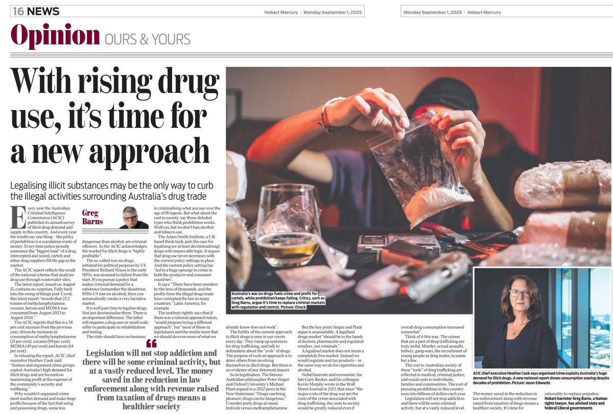 Time to legalise drugs - the 'war on drugs' causes wars, deaths, brbery, fraud etc - yet drug demand never reduces.