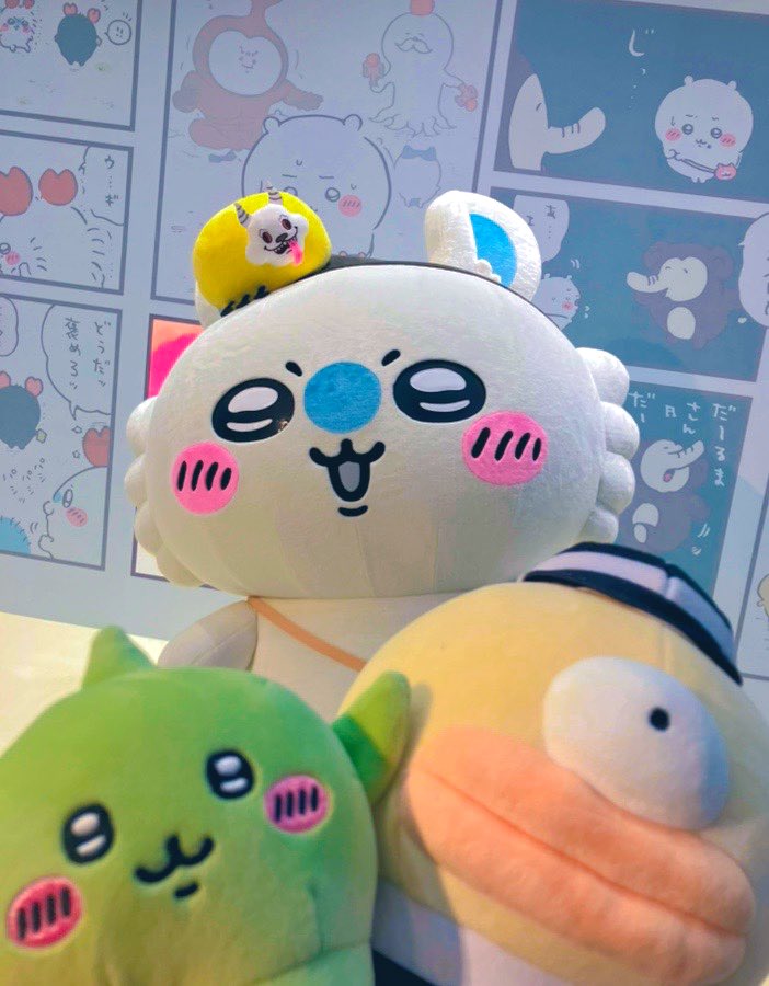 ꒰՞o̴̶̷̤ᾥo̴̶̷̤՞꒱
ももちゃんにも
会えました。

フワッフワ。

 #ちいかわパーク