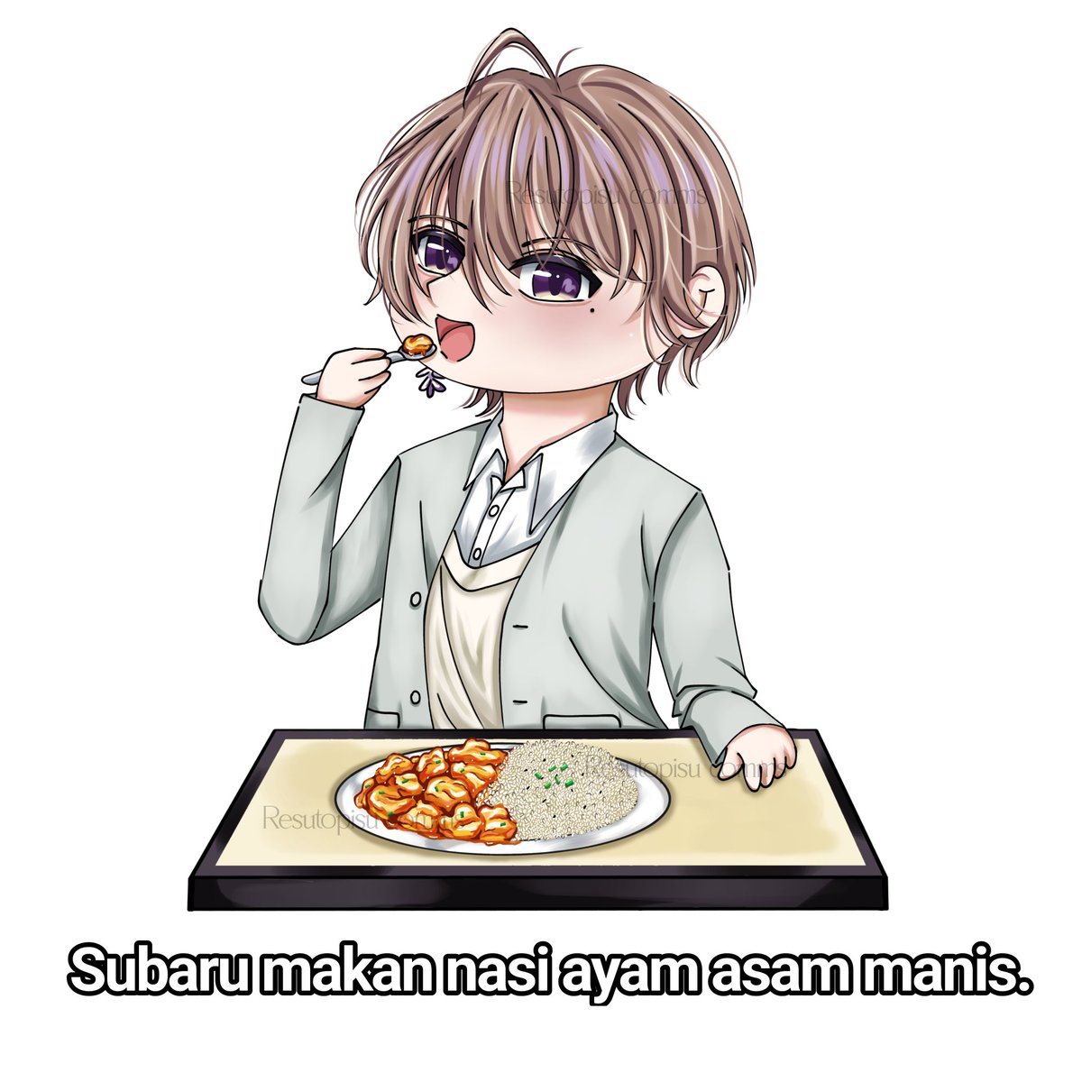 Commission Result ♡´･ᴗ･`♡
Thank you for order 🌷🙌🏻
#commissionopen #chibi