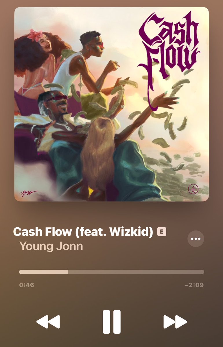 Cash flow everywhere I go ! 🩶🦅music.apple.com/ng/album/cash-…