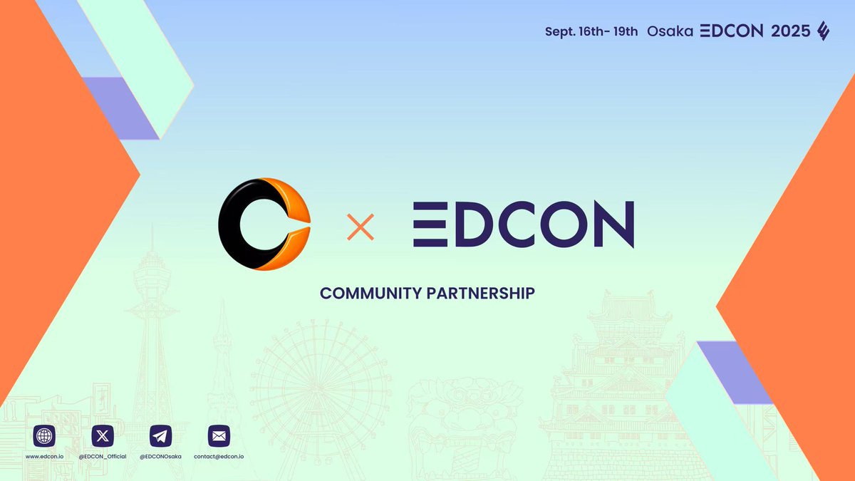 🌊 A new wave of university blockchain communities is joining #EDCON2025!

🤝 <a href="/nus_blockchain/">NUS Blockchain</a>
🤝 <a href="/AsiaPacificU/">Asia Pacific University of Technology & Innovation</a>
🤝 <a href="/BlockchainZJU/">ZJU Blockchain Association</a>
🤝 <a href="/UNCBUSYD/">UNCB USYD</a>
The energy, vision, and creativity of the next generation will shape Ethereum’s future.
Come meet tomorrow’s leaders, today — this
