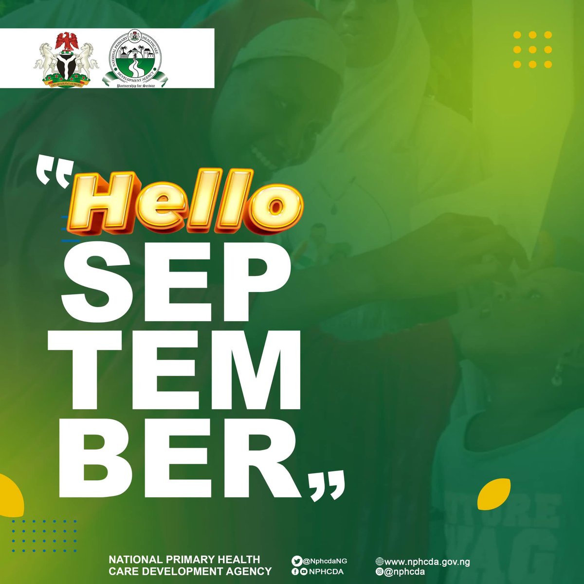 NphcdaNG's tweet image. Step into this season with renewed hope and confidence. May your days be bright, your efforts fruitful, and your path divinely protected. 

Here’s to a brand new week and a new month, filled with joy, peace, and endless possibilities. 💫
With best wishes from all of us at NPHCDA.