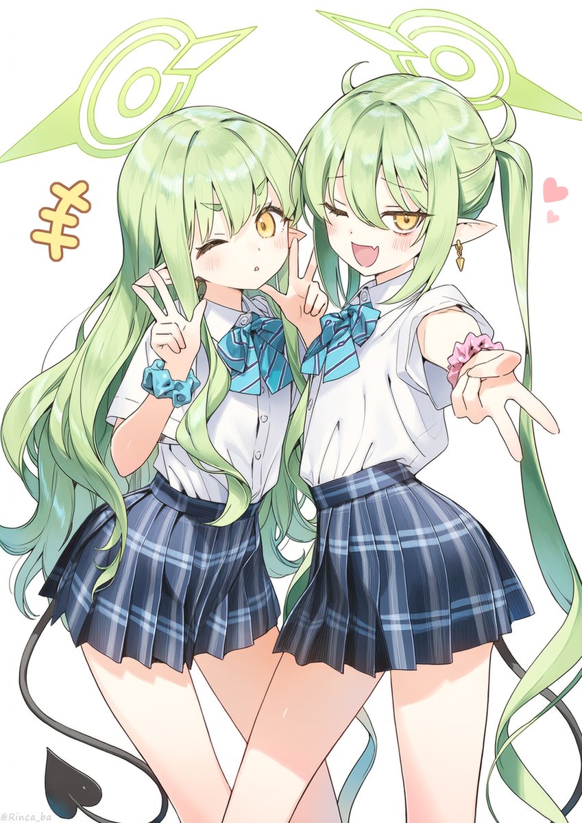 橘ヒカリ＆橘ノゾミ
#ブルアカ #BlueArchive