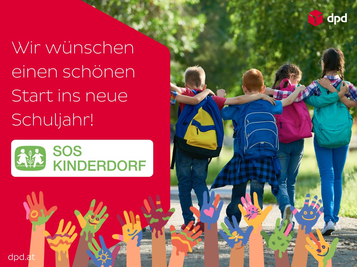 DPD Österreich (@dpd_at) on Twitter photo Mit dem Bildungs-ABC des <a href="/SOSKinderdorfAT/">SOS-Kinderdorf Österreich</a> unterstützen wir Kinder durchs ganze Schuljahr – von Stiften bis Schulstart-Kit. 🎒✏️ Heute hatten viele Kids im Osten Österreichs ihren allerersten Schultag. Wir wünschen allen Schüler:innen einen guten Start ins Schuljahr! 📚✨ Mit dem Bildungs-ABC des <a href="/SOSKinderdorfAT/">SOS-Kinderdorf Österreich</a> unterstützen wir Kinder durchs ganze Schuljahr – von Stiften bis Schulstart-Kit. 🎒✏️ Heute hatten viele Kids im Osten Österreichs ihren allerersten Schultag. Wir wünschen allen Schüler:innen einen guten Start ins Schuljahr! 📚✨