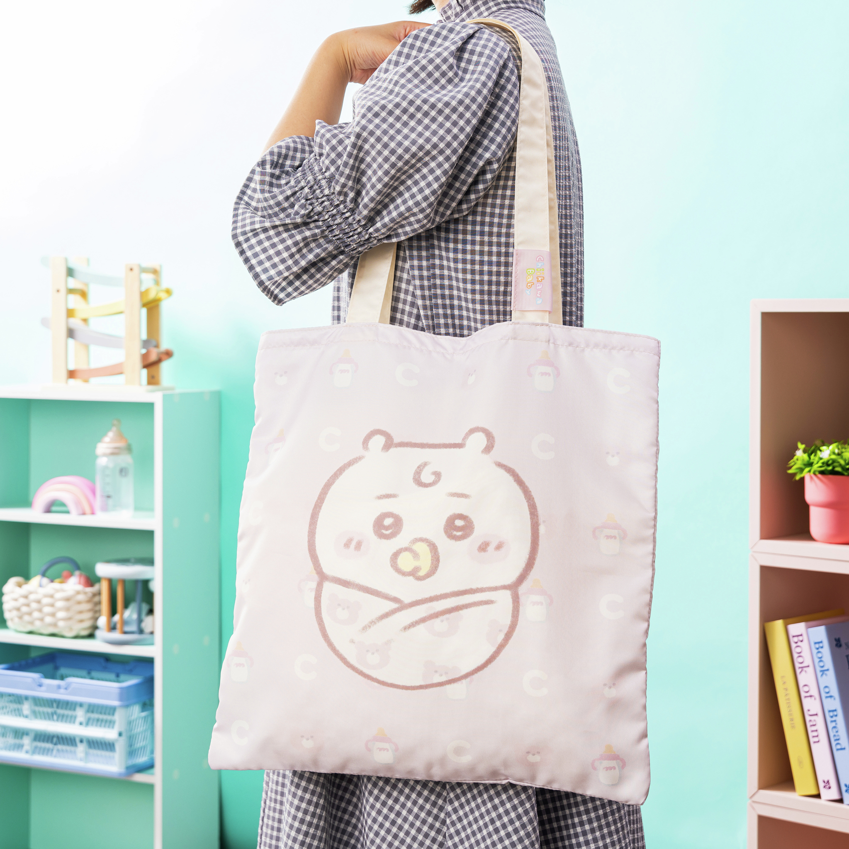 ちいかわbaby キルティングトートバッグ 3セット ちいかわ Chiikawa Baby キルティングトートバッグ（うさぎ