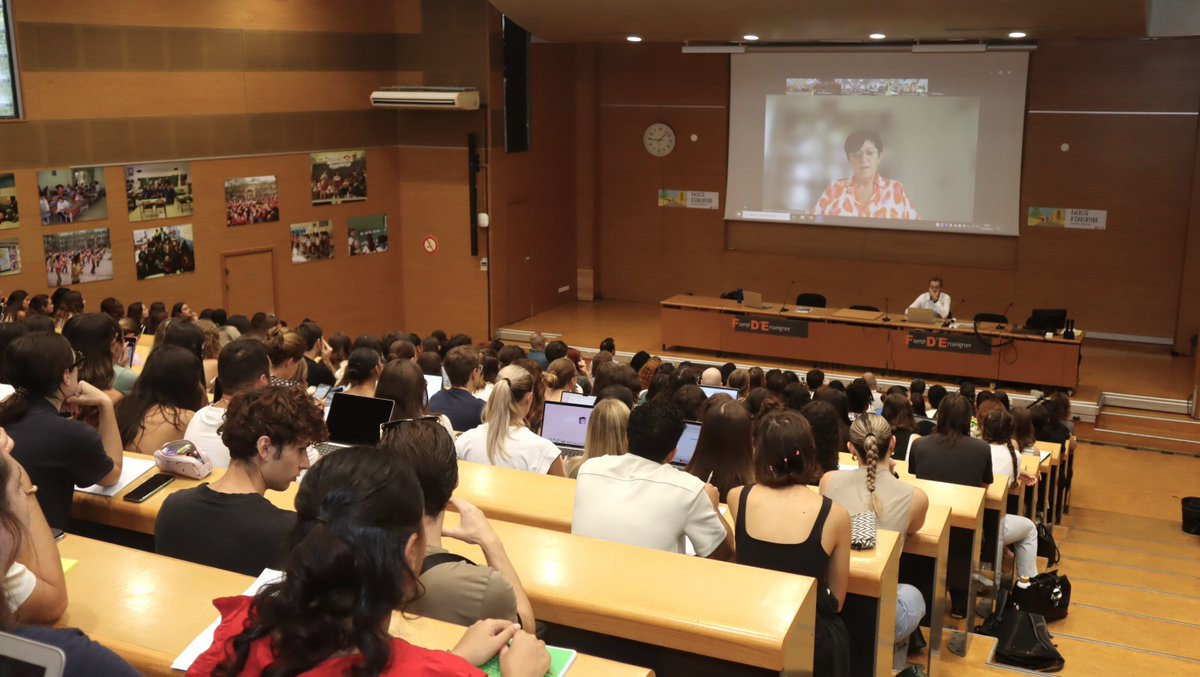 C’est la rentrée sur le site de Montpellier pour nos étudiants de Master 1 – 1er et 2nd degré ! Beaucoup de monde pour cette nouvelle étape de leur parcours qui s’ouvre aujourd’hui, marquée par un mot d’accueil en visio de la doyenne Agnès Perrin-Doucey.