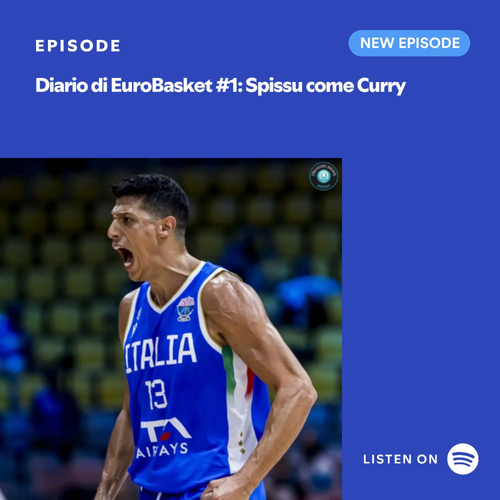 EPISODIO 109 di <a href="/4QuartiNba/">Quattro Quarti - L'NBA in 48 minuti</a> ONLINE: open.spotify.com/episode/7uPwao…

Il commento alle prime tre gare dell'Italia a #EuroBasket e una breve panoramica sugli altri gironi dell'Europeo