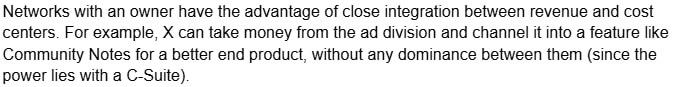 when people ask what problem im trying to solve,  i say finding ways to better connect cost and revenue centers in decentralized movements

Entities such as Google can take money from revenue centers like their ad department and channel it to cost centers (AI research or their