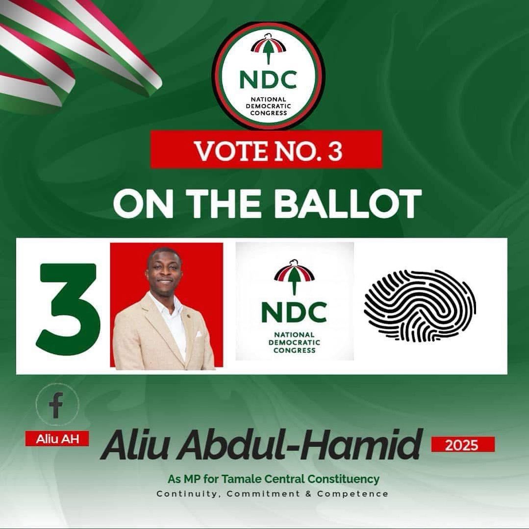 Aliu vetted and approved. #3 on the ballot. 👏🏿

Support Aliu via MOMO wallet name Alhassan Kamal, +233243616547

Big thank you to all who have donated/supported thus far. 🙏🏿