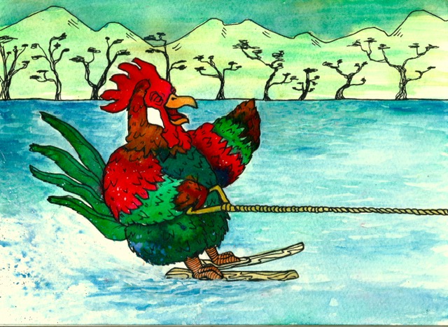 Mon 1st September: danger of removal 
Hexagram 40 Jie, (Deliverance) kicks in for five days. Dispose of nothing big. Risk of loss. “Dulled Metal”
Special caution: Rabbit, Dog, Rooster
Technically: Water Rooster, Danger, Remove (3)
Water Rooster Pic: ©2024 @EllieSpinelli