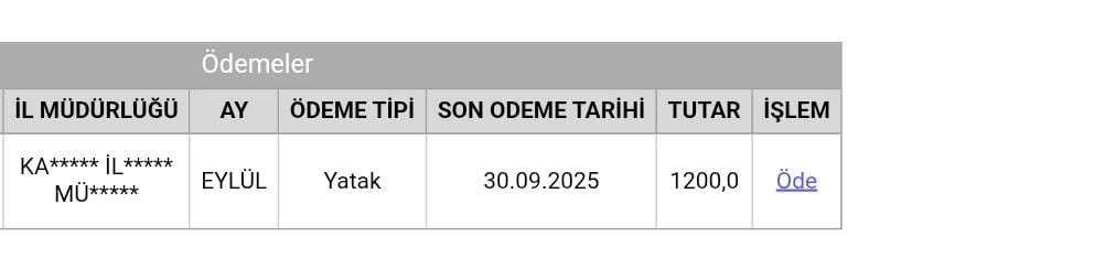 KYK yurt ücretlerine %40 zam geldi. 6.
Tip olan 855 TL KYK yurt ücreti 1200
TL oldu.