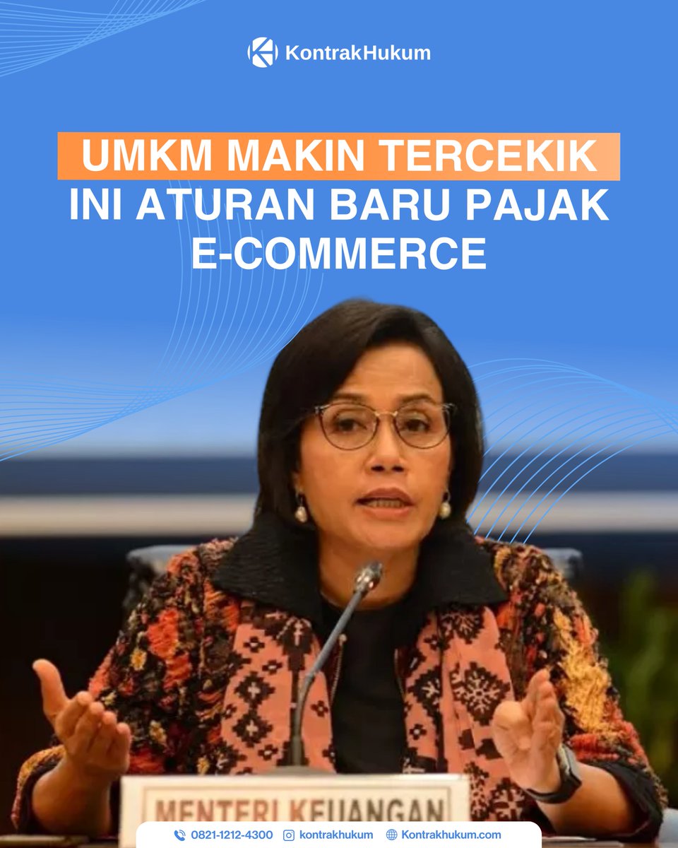 kontrakhukum's tweet image. 🤯 Jualan di e-commerce makin ribet gara-gara aturan pajak baru?

Mending serahin urusan pajak ke ahlinya, biar kamu fokus jualan. Tim Kontrak Hukum selalu sedia bantu kamu!
#ecommercetips #tax