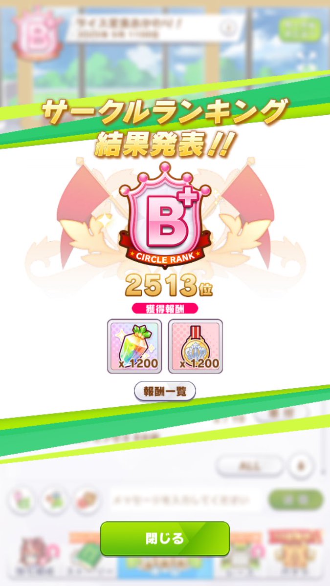 順位は多少下げましたが今月もランク維持です✨
お給料も大事に使わせて頂きます💰
サークルの皆さんありがとうございます😊